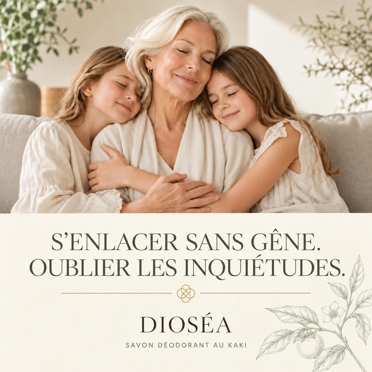 Savon au kaki DIOSÉA – détail du produit 100 g